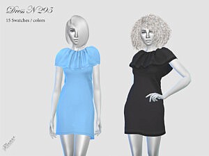 Dress N295 Sims 4 CC
