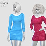 Dress N303 sims 4 cc