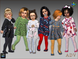 Dresses shoes and tights for toddler girls sims 4 cc