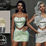 Dunja Set Skirt sims 4 cc