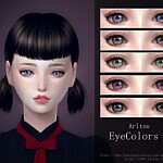 Eye Color 10 sims 4 cc