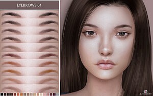 Eyebrows 04 sims 4 cc