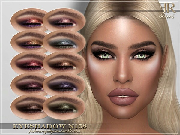 Eyeshadow N158 by FashionRoyaltySims from TSR