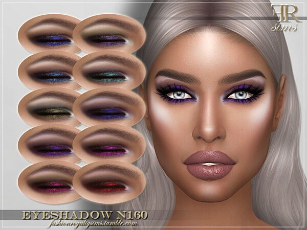 Eyeshadow N160 by FashionRoyaltySims from TSR