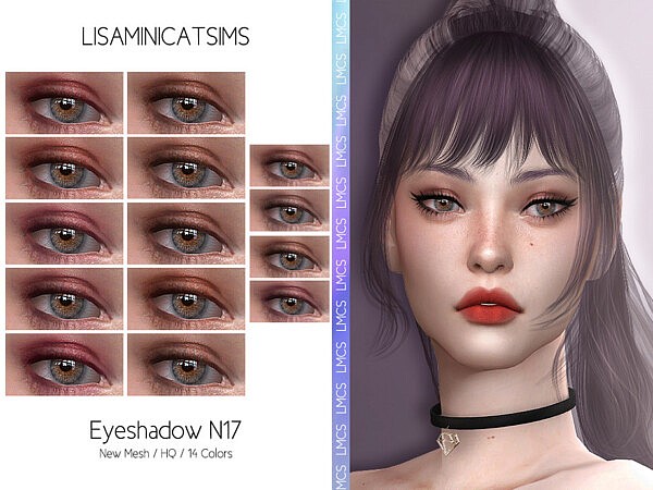 Eyeshadow N17 by Lisaminicatsims from TSR