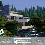 Fallingwater House sims 4 cc