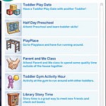 Family and Youth Activities sims 4 cc