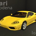 Ferrari 360 Modena sims 4 cc