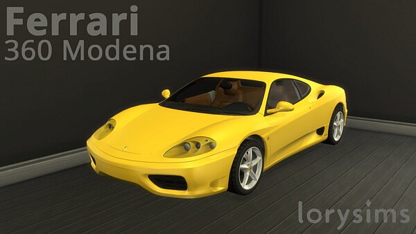 Ferrari 360 Modena sims 4 cc