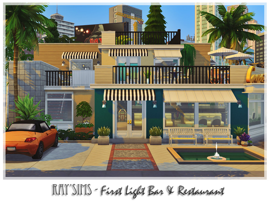 First Light Bar and Restaurant by Ray_Sims from Mod The Sims