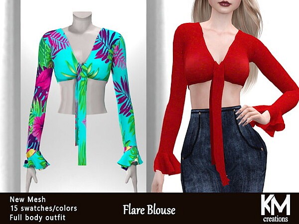 Flare Blouse from KM