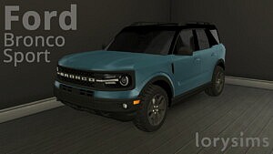 Ford Bronco Sport sims 4 cc