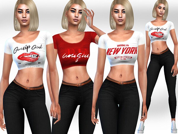 FullBody Cropped Outfits by Saliwa from TSR