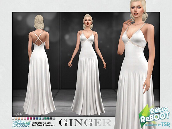 Ginger Dress sims 4 cc