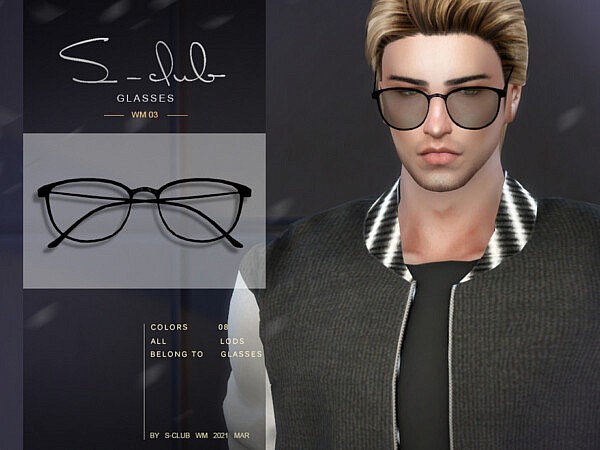 Glasses 202103 by S Club from TSR