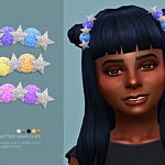 Glitter hair clips sims 4 cc