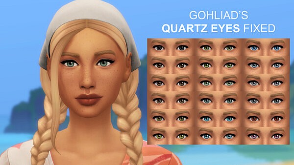 Gohliads Quartz Eyes Fixed sims 4 cc