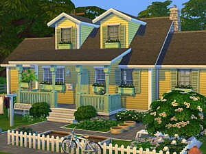 Grannys Cute Cottage sims 4 c