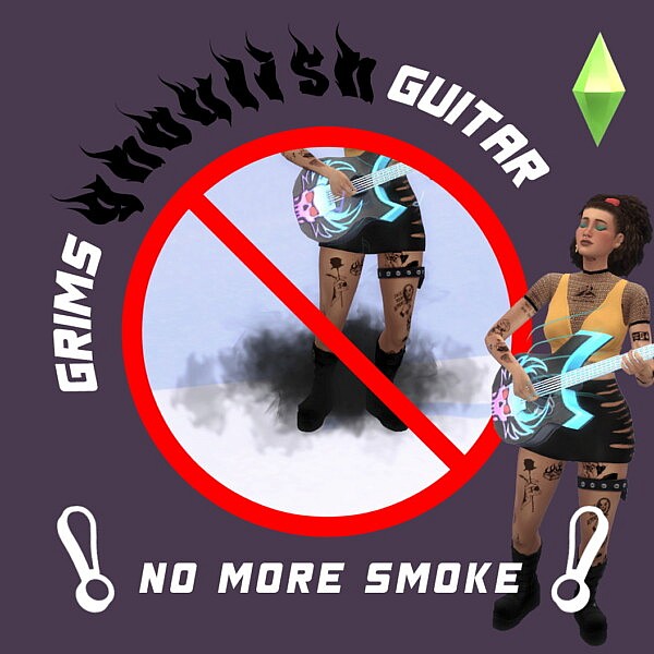 Grims Guitarbby forgiveusoursims from Mod The Sims