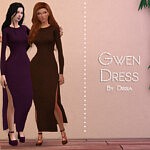 Gwen Dress sims 4 cc