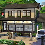 Hair Studio with Cafe sims 4 cc