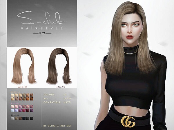 Hair n77 Fay by S Club from TSR