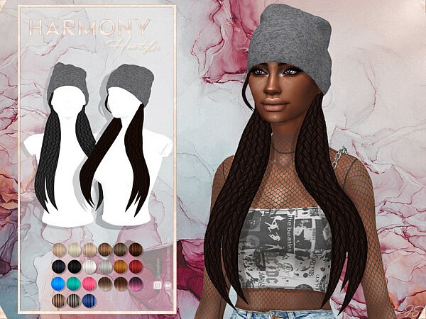 Harmony Hairstyle Set by JavaSims from TSR