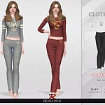 HarryPotter PJ Pants 01 sims 4 cc