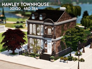 Hawley Townhouse sims 4 cc