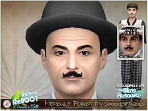 Hercule Poirot sims 4 cc