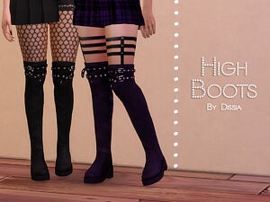 High Boots sims 4 cc