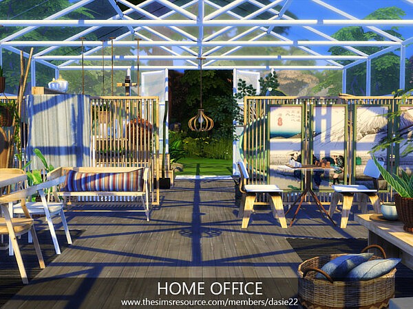 Home Office sims 4 cc