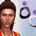 Infinity Earrings sims 4 cc