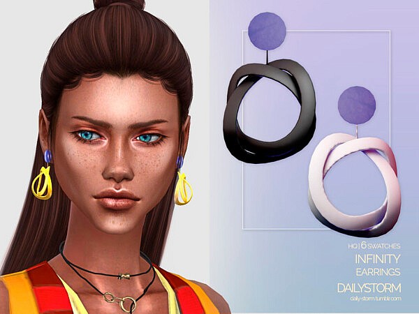 Infinity Earrings by DailyStorm from TSR