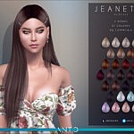 Jeanette Hair sims 4 cc
