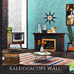 Kaleidoscope Wall sims 4 cc