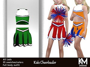 Kids Cheerleader sims 4 cc