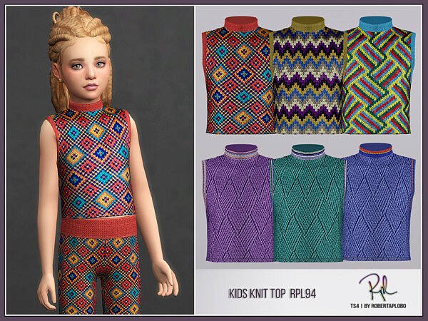 Kids Knit Top by RobertaPLobo from TSR