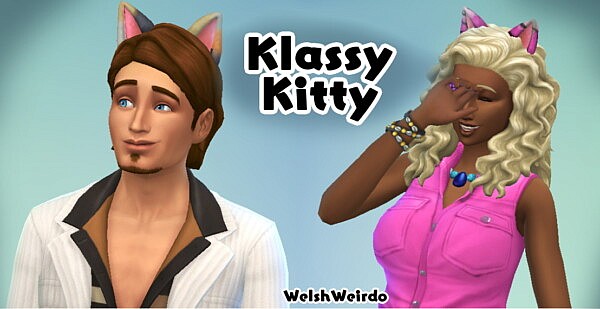Klassy Kitty Headband by WelshWeirdo from Mod The Sims