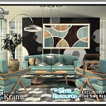 Krans living room sims 4 cc