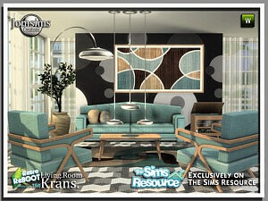 Krans living room sims 4 cc