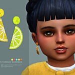 Lemon Tuesday earrings sims 4 cc1