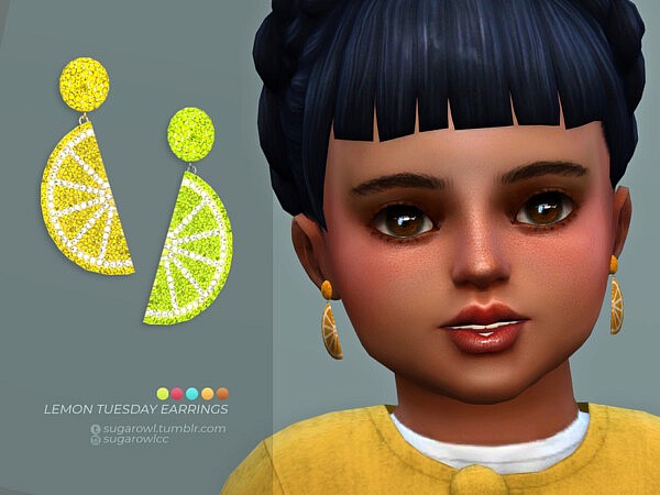 Lemon Tuesday earrings T by sugar owl from TSR