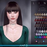 Lina Hair sims 4 cc