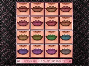 Lipstick 100 sims 4 cc