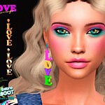 Love Earrings sims 4 cc