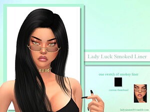 Luck Smoked Liner sims 4 cc