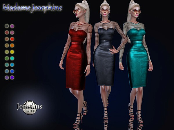 Madame Joesphine dress by jomsims from TSR