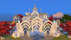 Magical Fairy Castle sims 4 cc