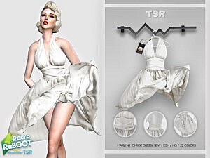 Marilyn Monroe Dress sims 4 cc